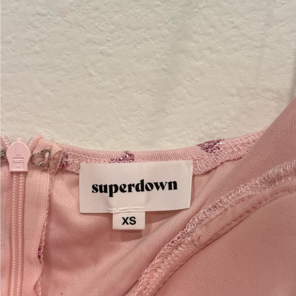 NWT Superdown Pink Strapless Bodycon Dress - Picture 3 of 6